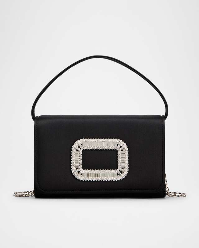 Pilgrim Micro Buckle Satin Top-Handle Bag